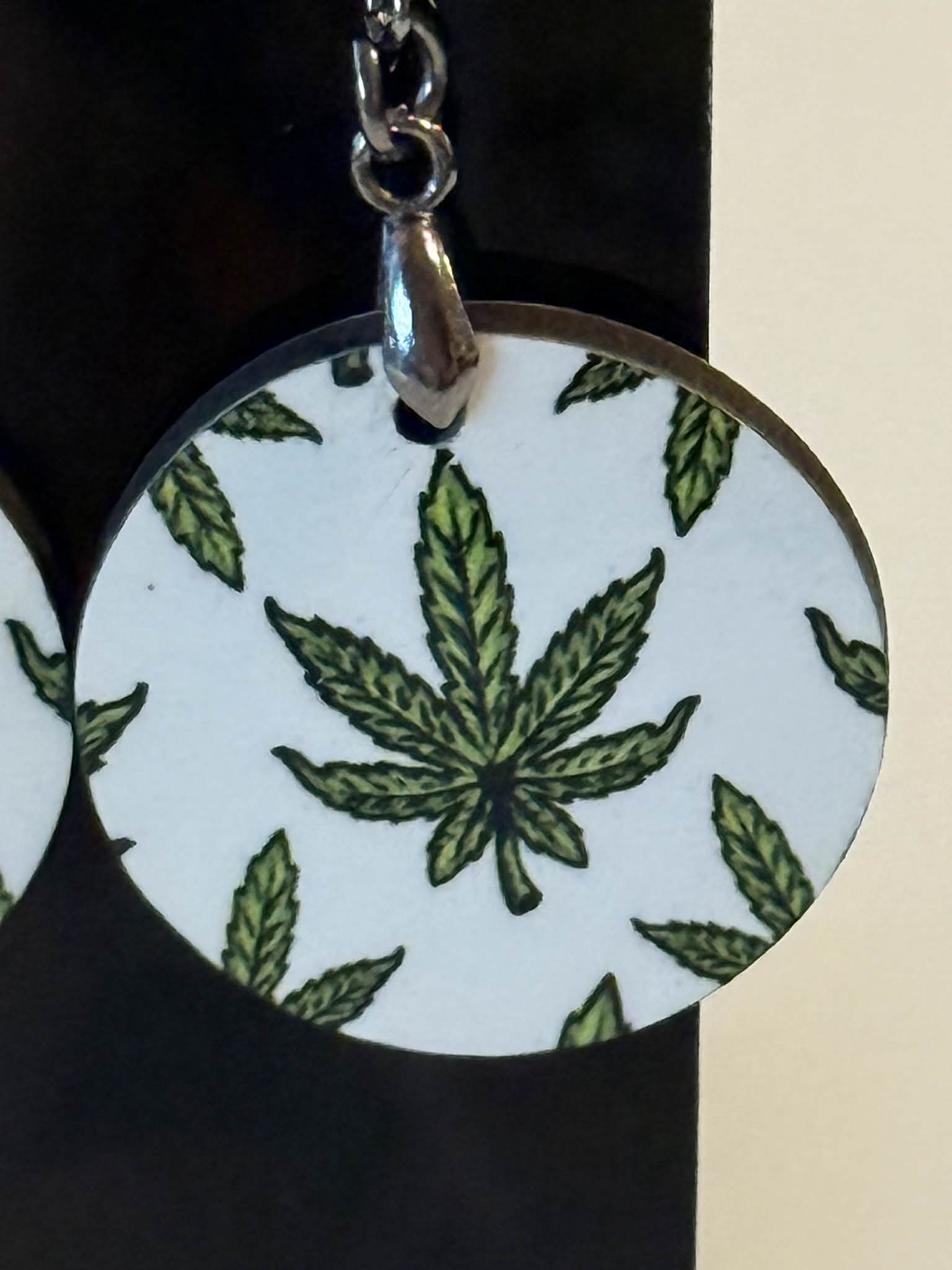 Marijuana Designs Earrings