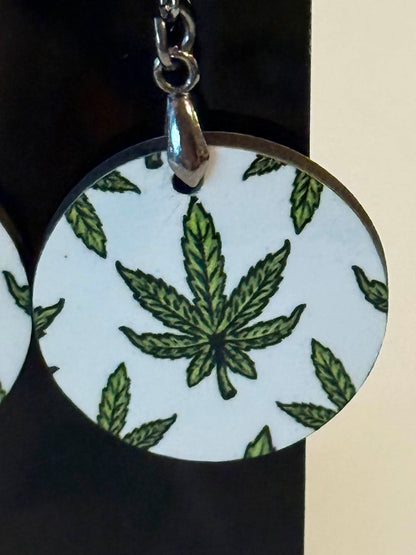 Marijuana Designs Earrings