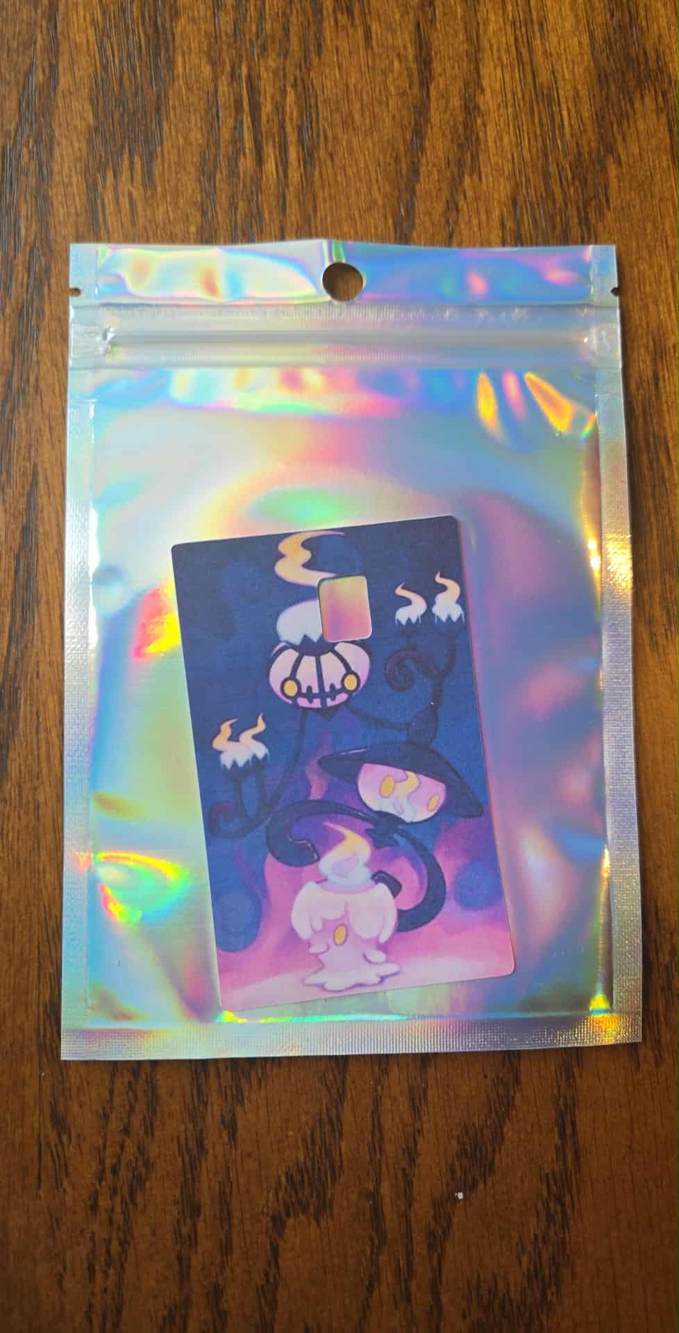 Pokemon Card Theme Credit Card Stickers