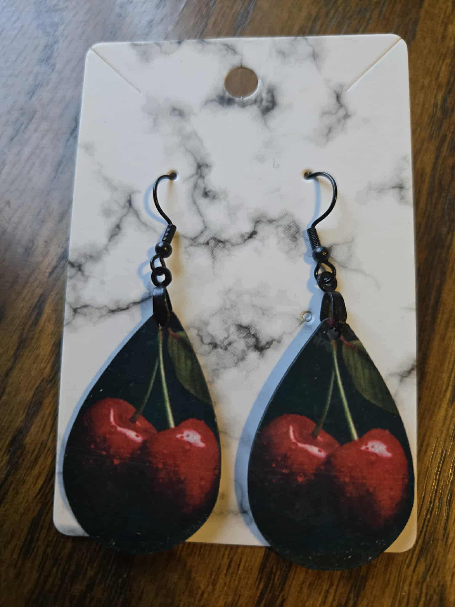 Food Tear Drop Earrings