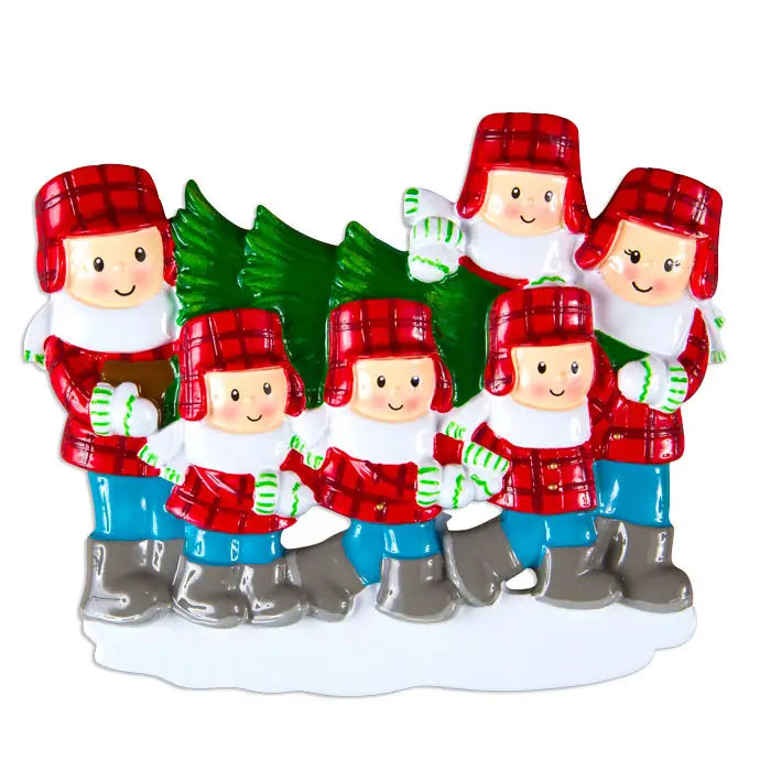 Christmas Tree Family of 6