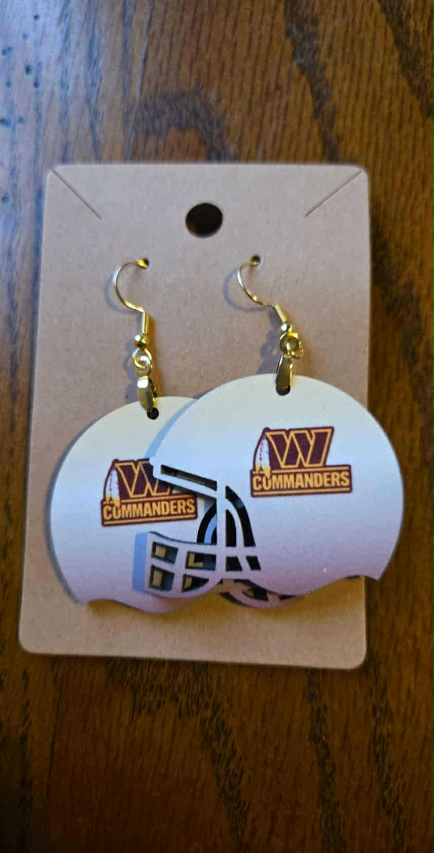 Commanders Washington Earrings