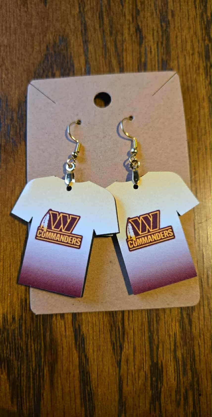 Commanders Washington Earrings