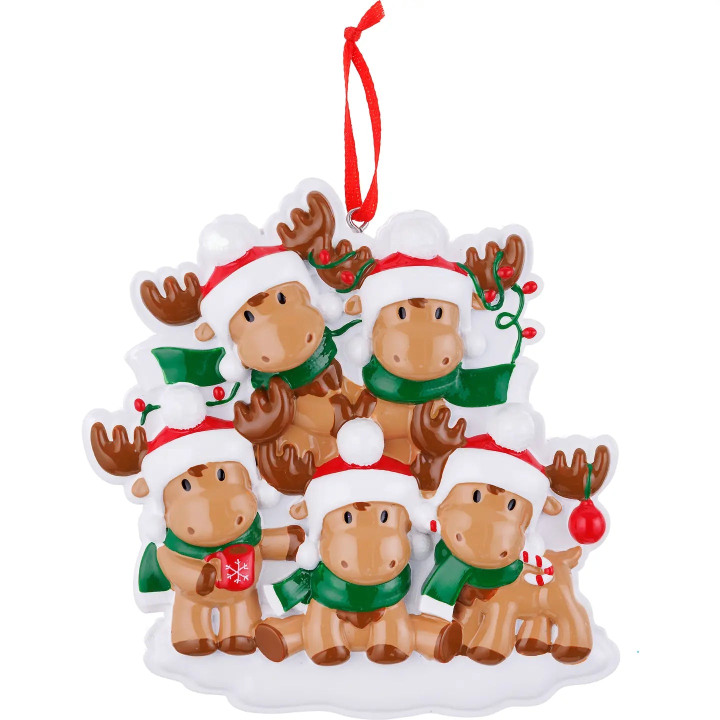 Cutesy Moose Ornaments
