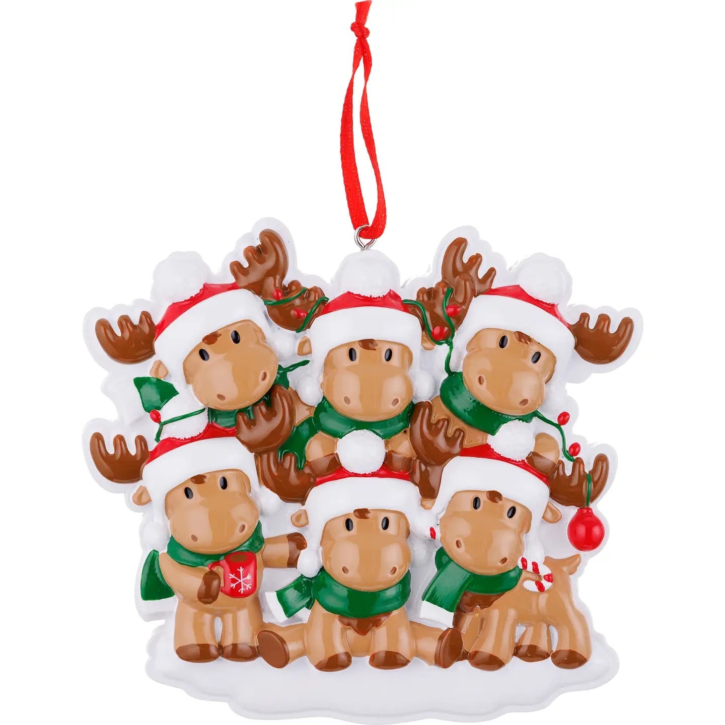 Cutesy Moose Ornaments