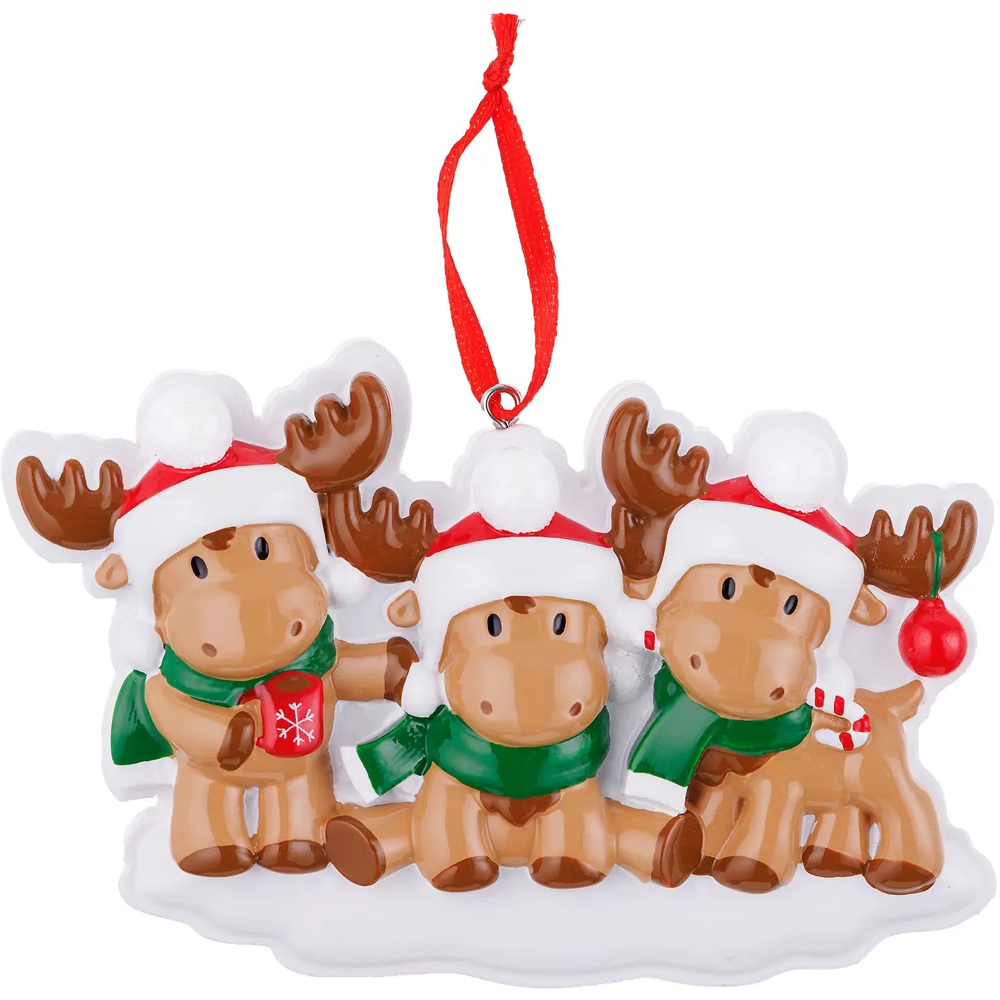 Cutesy Moose Ornaments