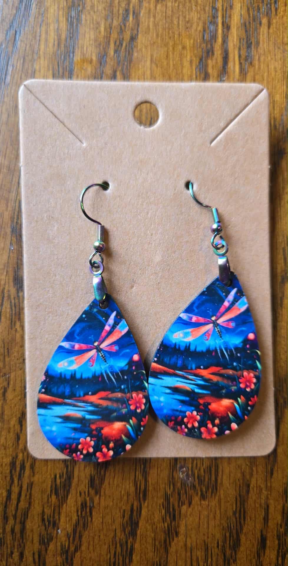 Animal Themed Tear Drop Earrings