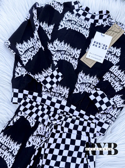 Saturdays Are For Supercross Sweatshirt + Joggers Set