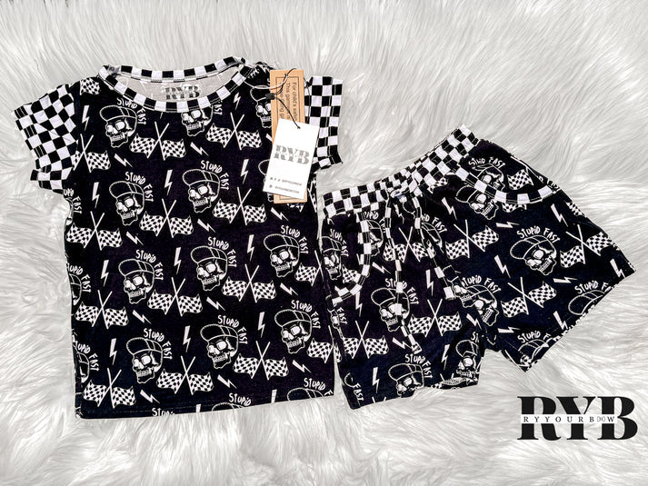 Stupid Fast Shirt + Shorts Set Bamboo