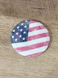 American flag theme fridge magnets