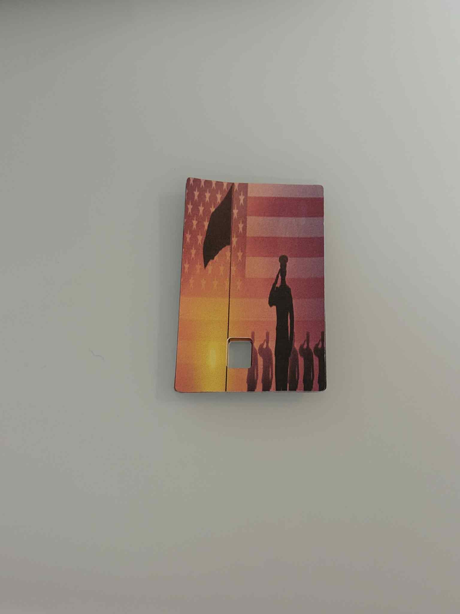 Military Theme Credit Card Stickers