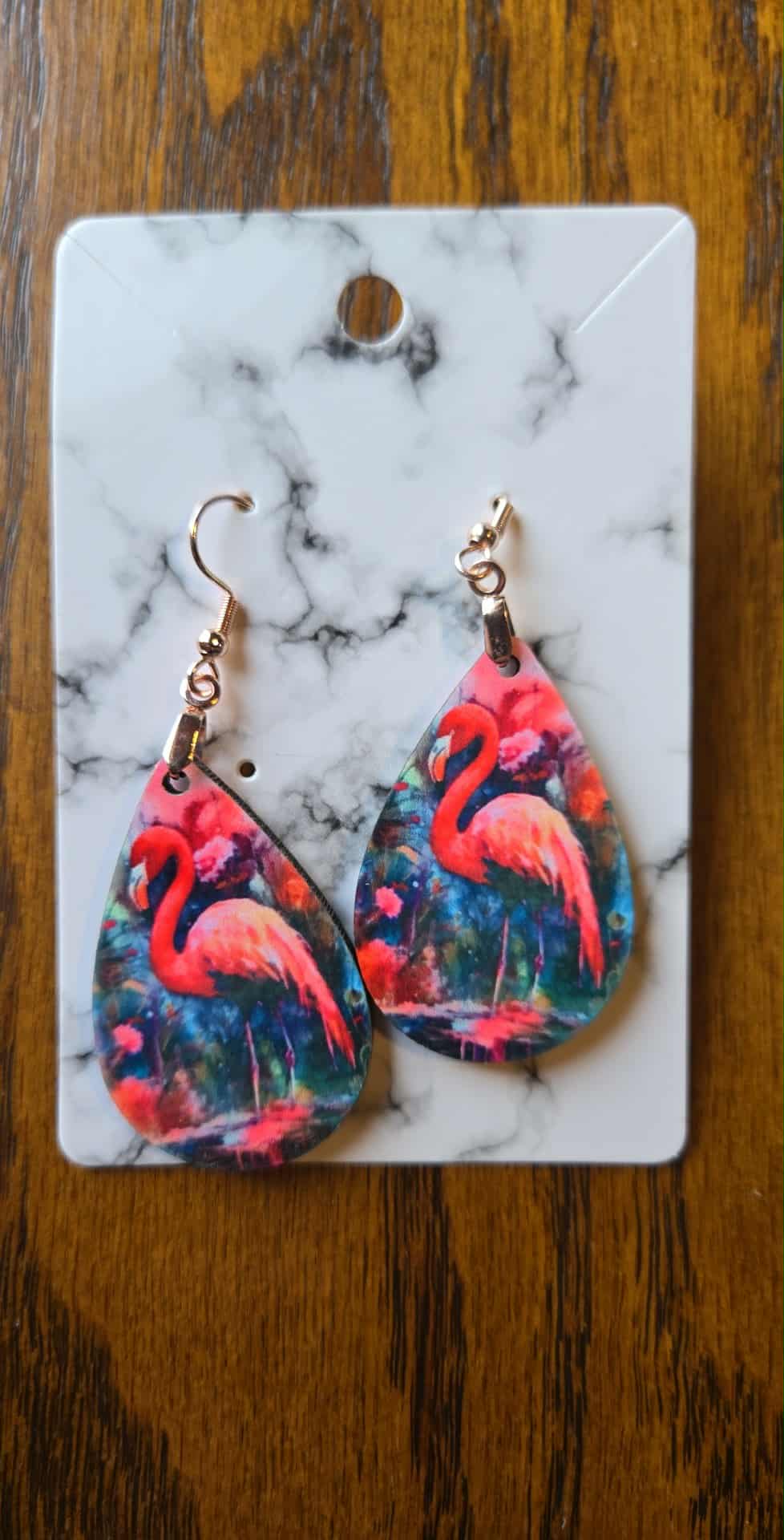 Animal Themed Tear Drop Earrings