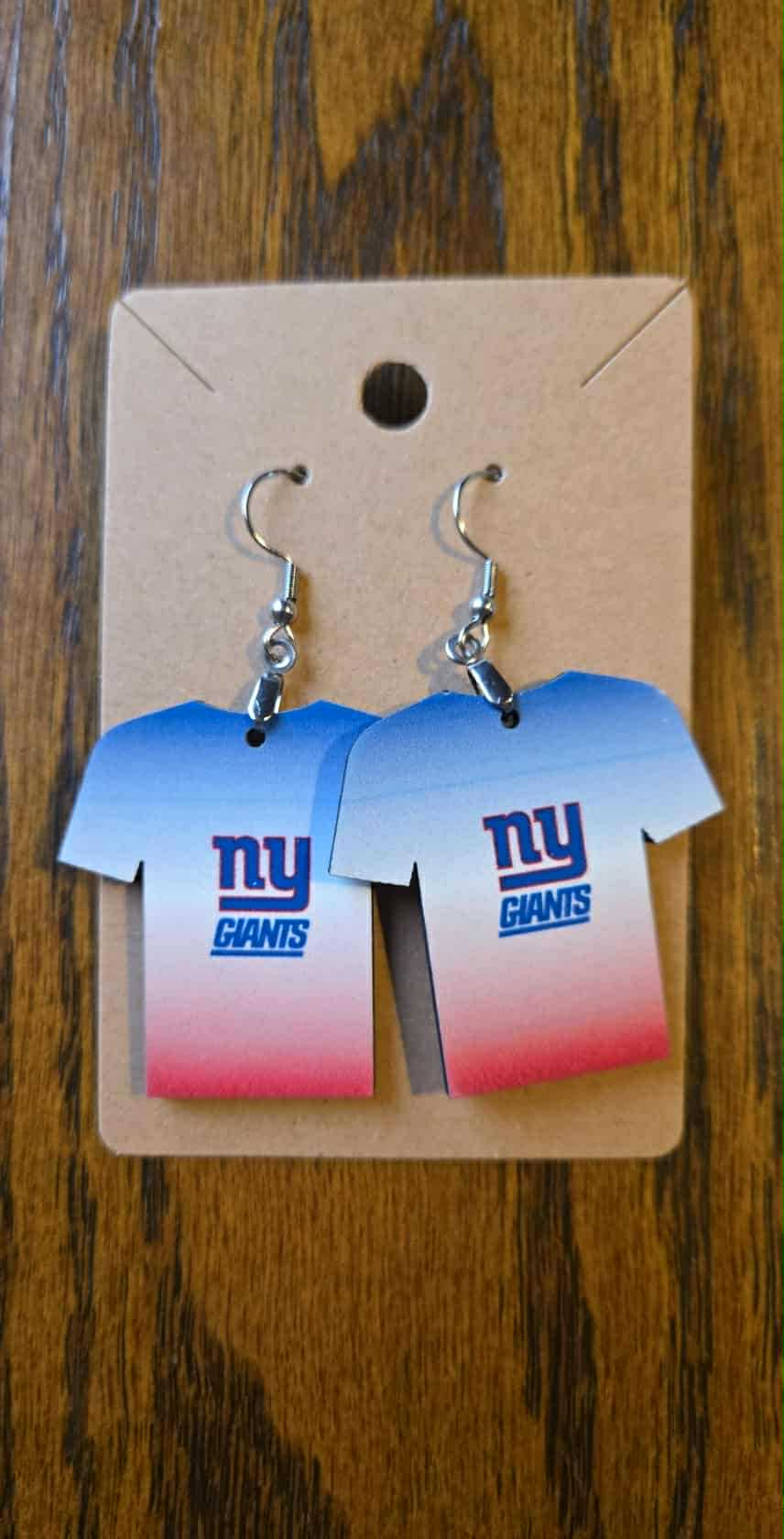 Giants New York Earrings