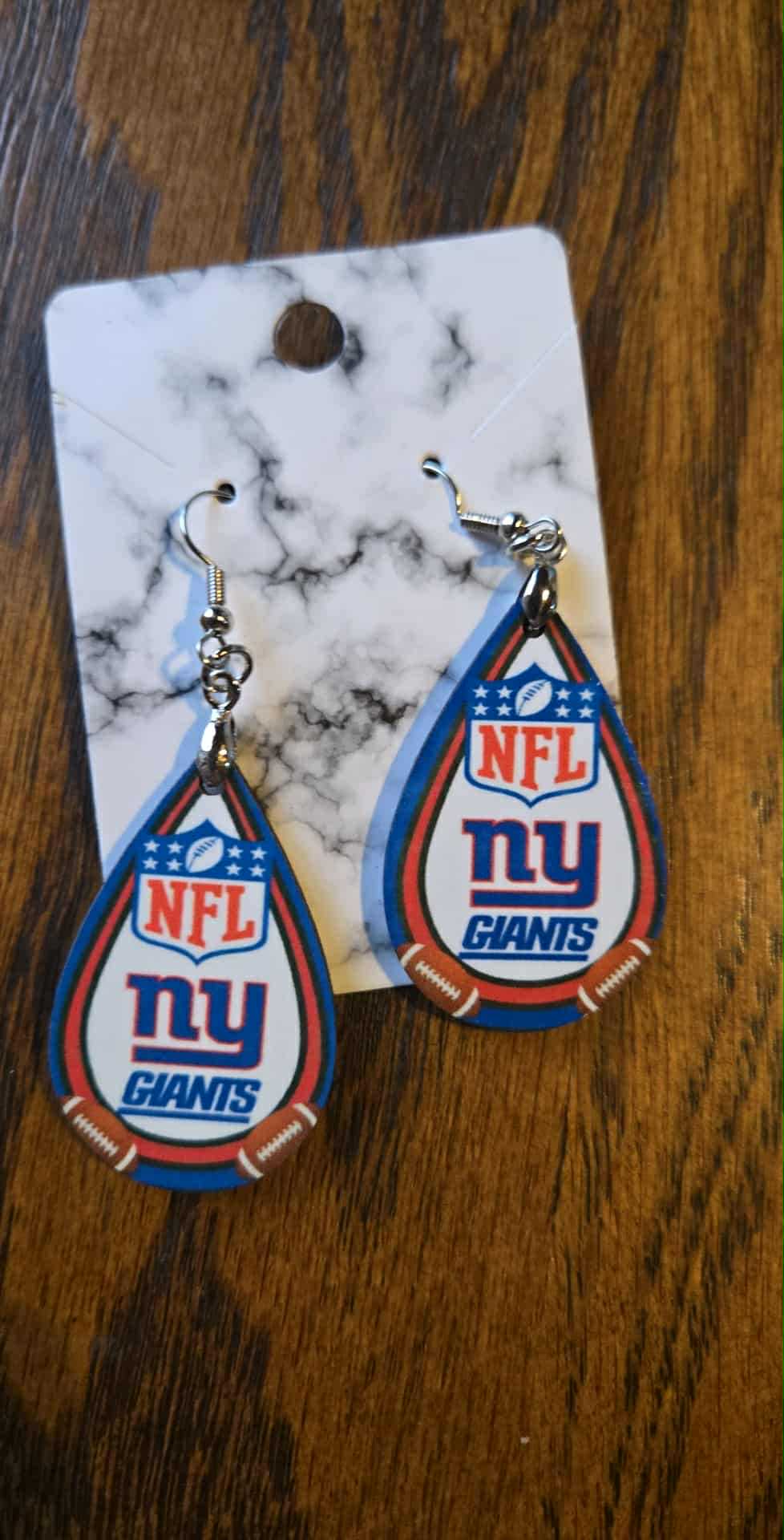 Giants New York Earrings