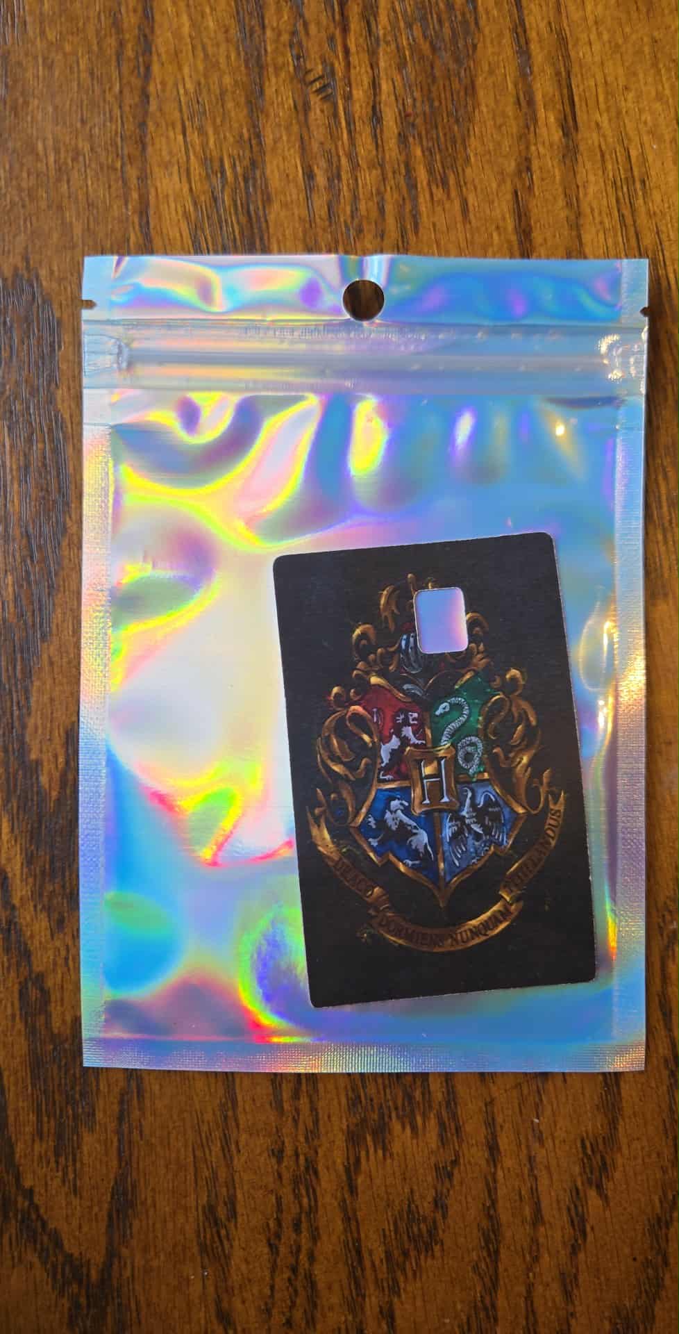 Harry Potter Theme Credit Card Stickers