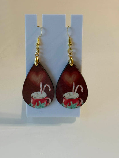 Food Tear Drop Earrings