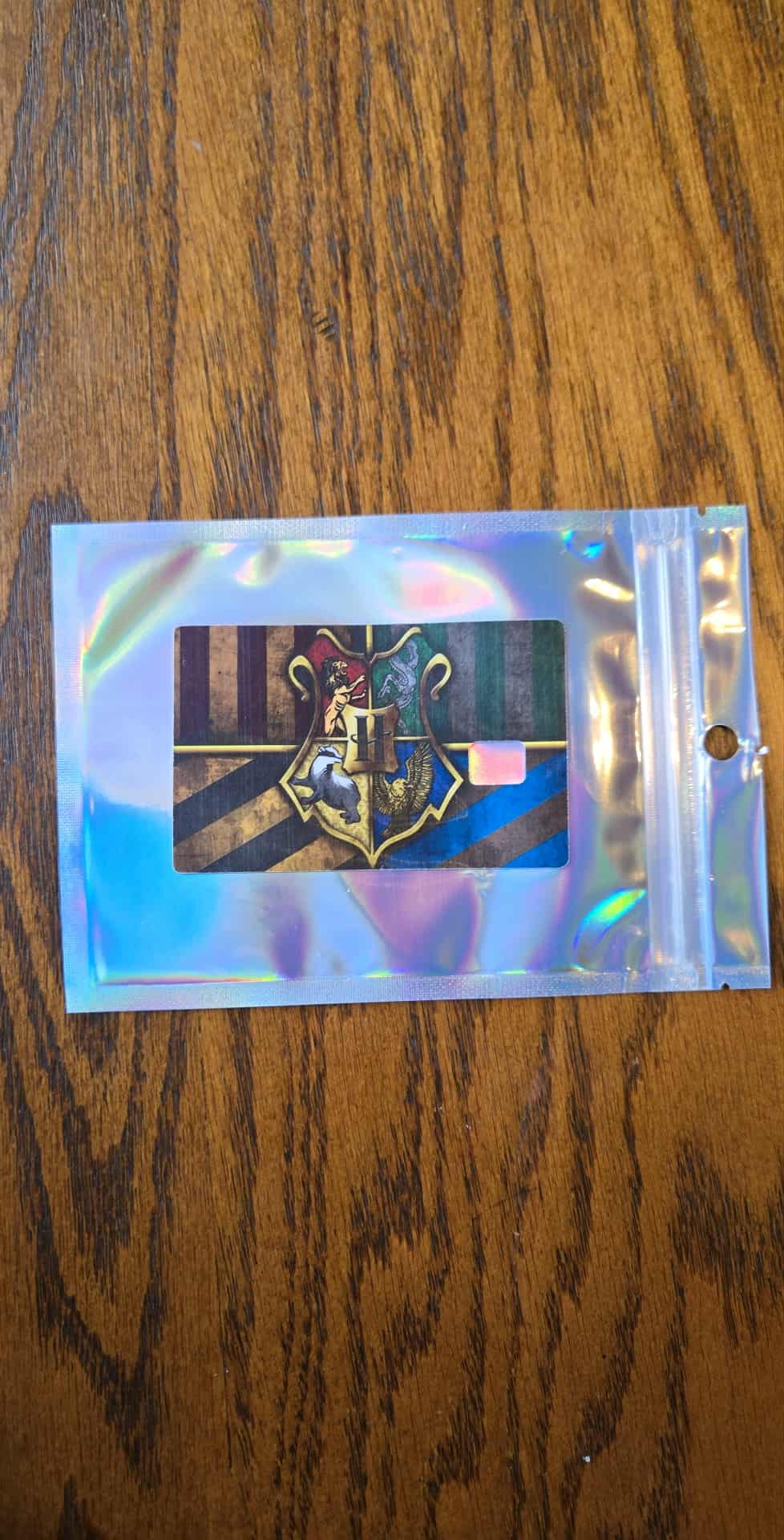 Harry Potter Theme Credit Card Stickers