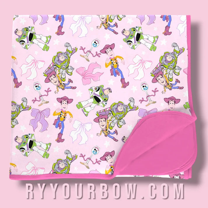 You've Got A Friend in Me Pink Double Sided Blanket