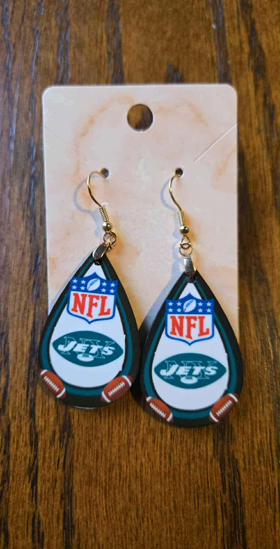 Jets New York Earrings