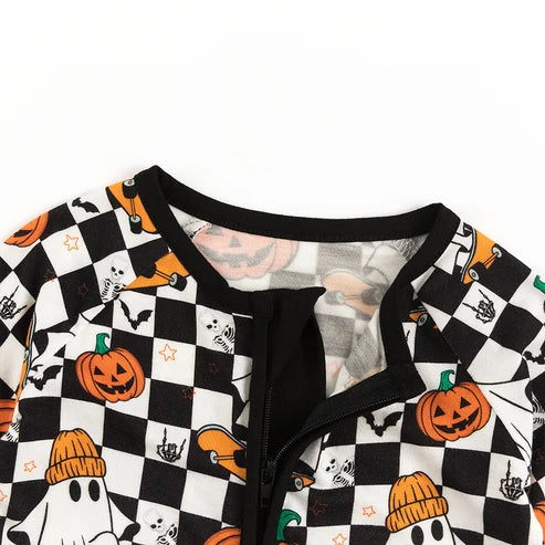 Halloween Skateboard Ghost Pumpkin Zippy