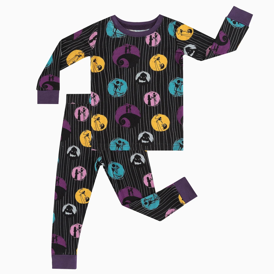 NBC Black Fantasy Journey Halloween 2 Piece Pj Set