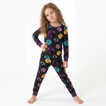 NBC Black Fantasy Journey Halloween 2 Piece Pj Set