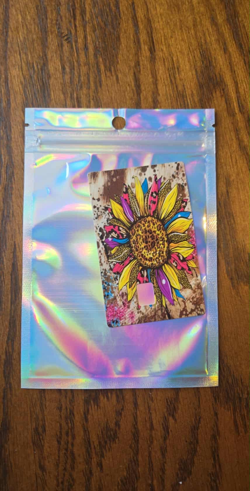 Flowers Credit Card Stickers