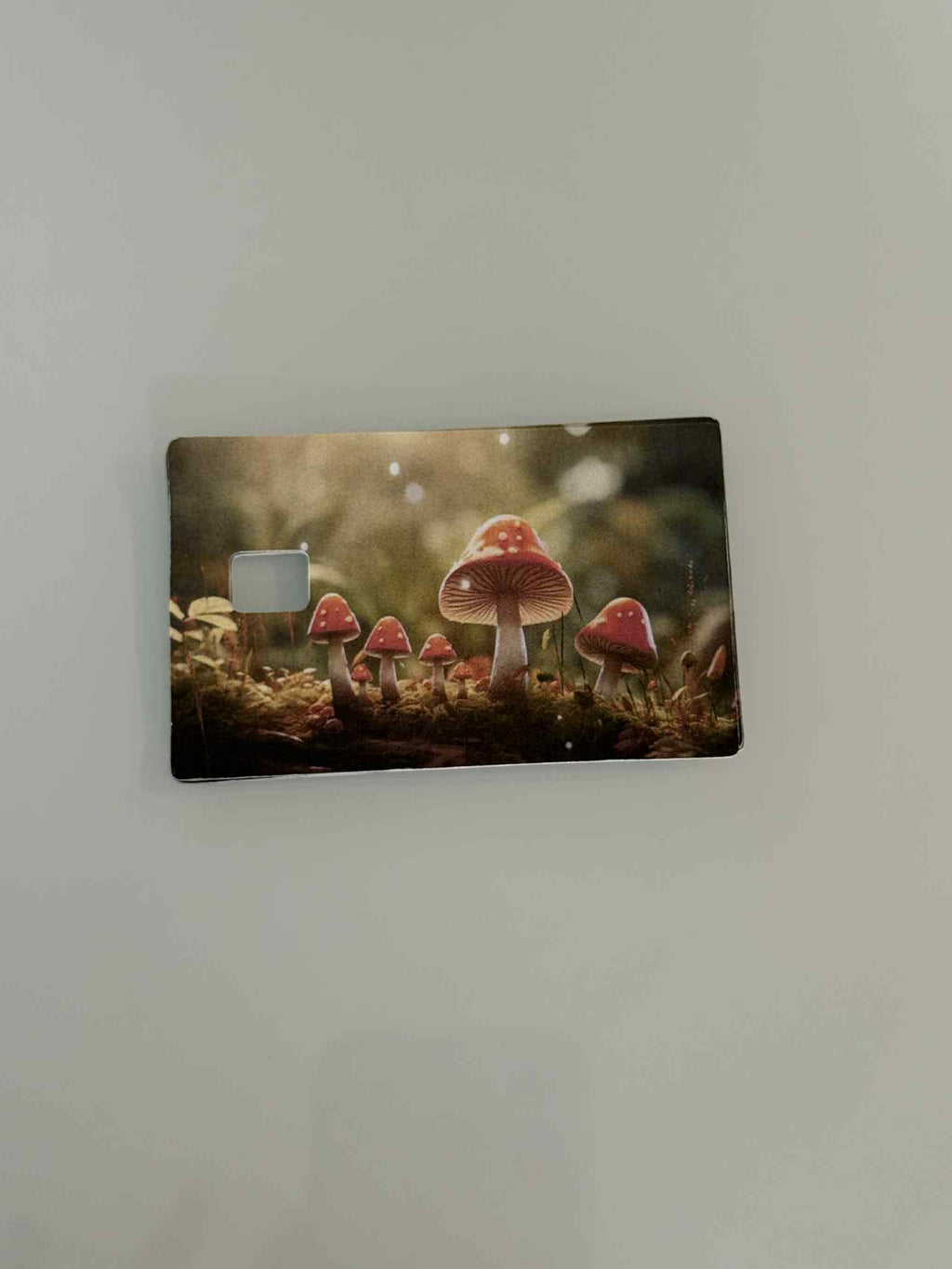 Mushrooms Theme Credit Card Stickers