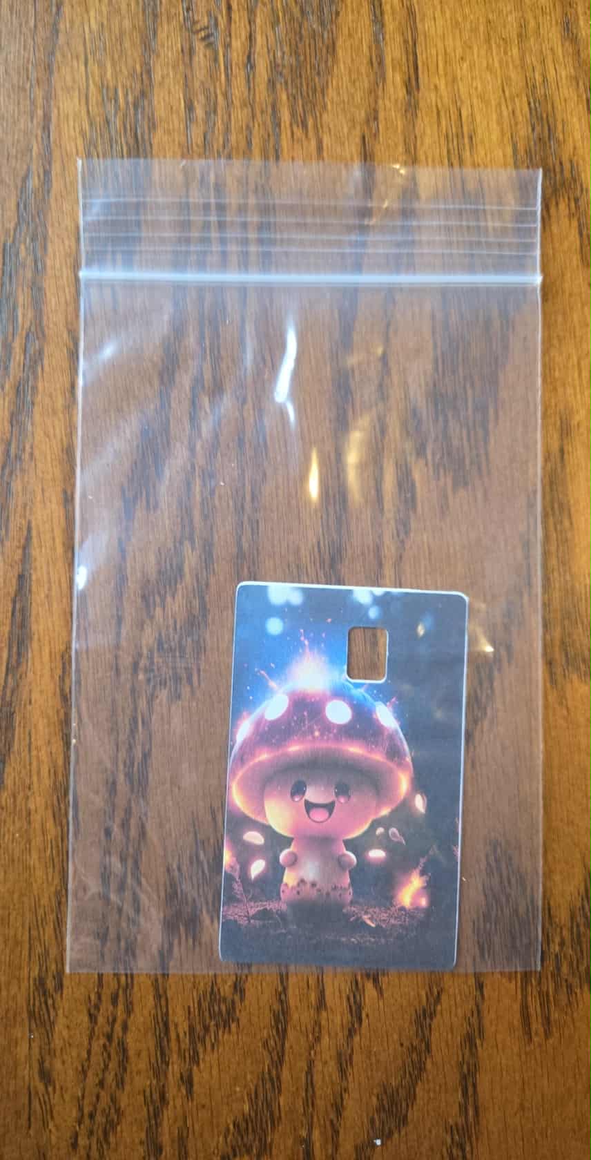 Mushrooms Theme Credit Card Stickers