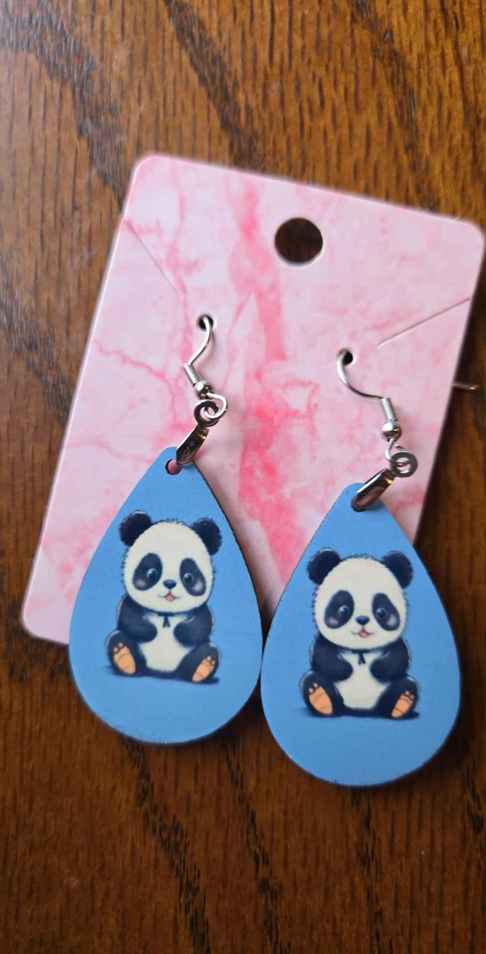 Animal Themed Tear Drop Earrings