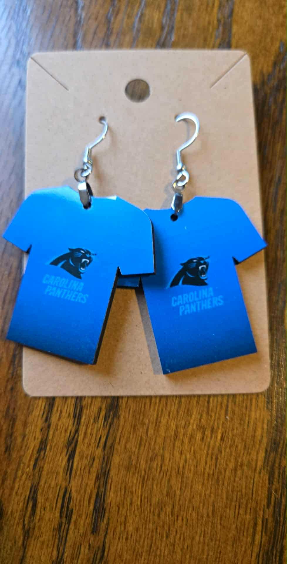 Panthers Carolina Earrings