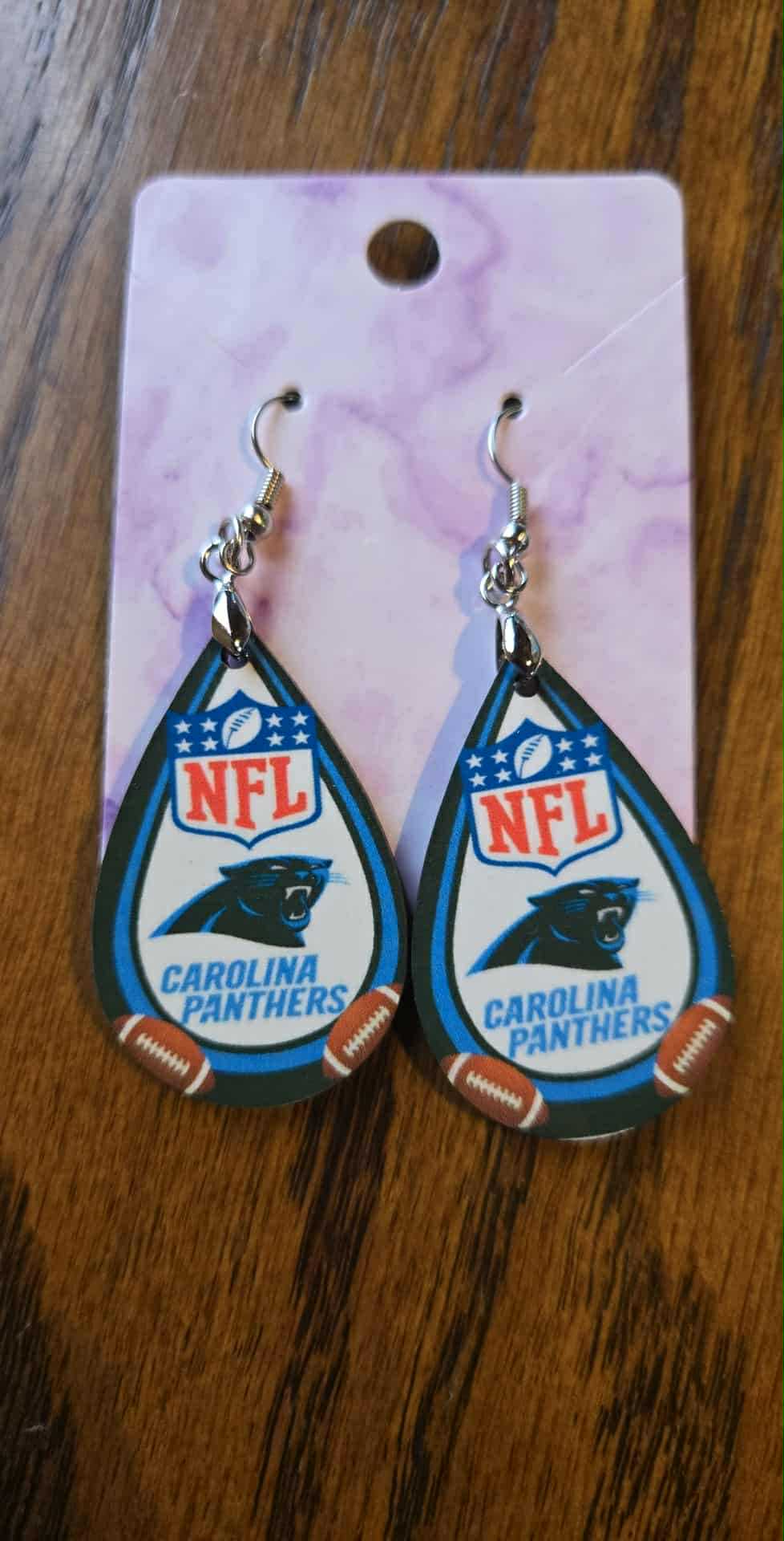 Panthers Carolina Earrings