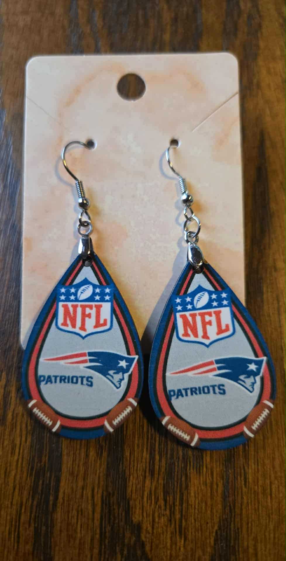 Patriots New England Earrings