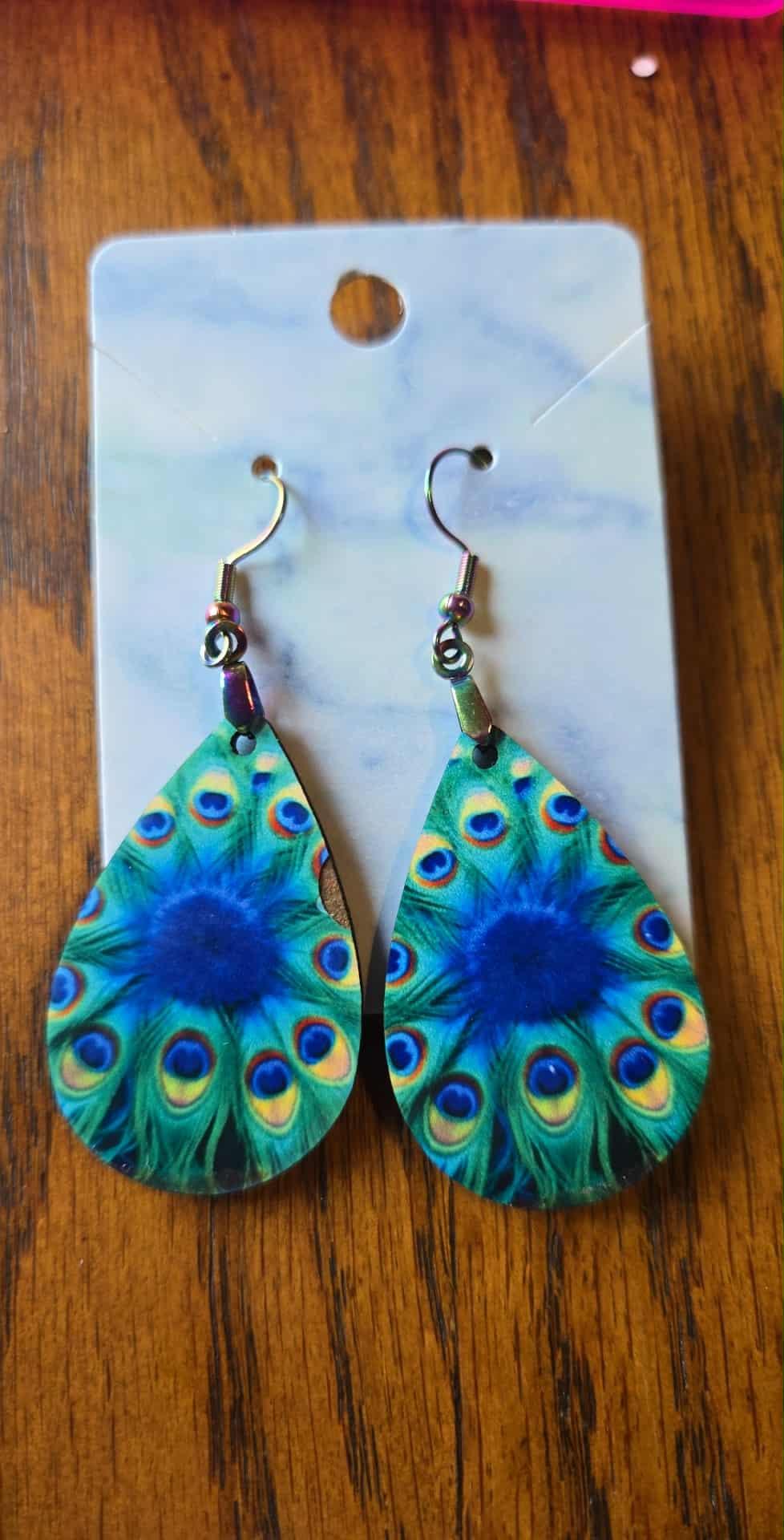 Animal Themed Tear Drop Earrings
