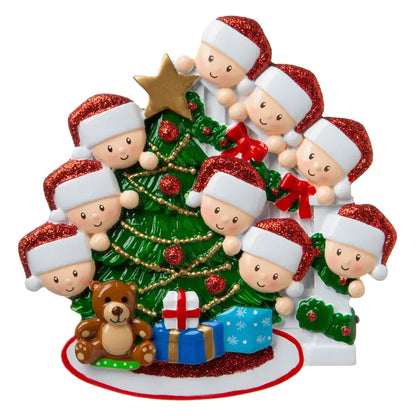 Peeking Behind Tree Family