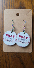 Church Design Tear Drop Earrings