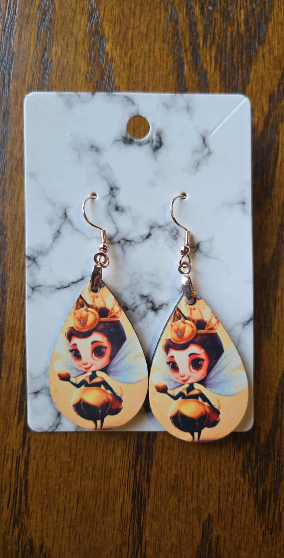 Animal Themed Tear Drop Earrings