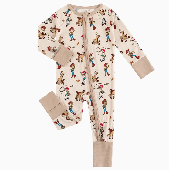 Cowboys Horse Baby Bamboo Zippy