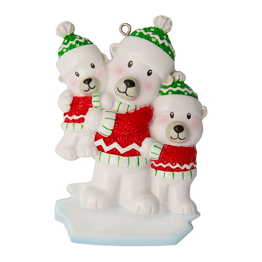 Single Parent Polar Bear Family