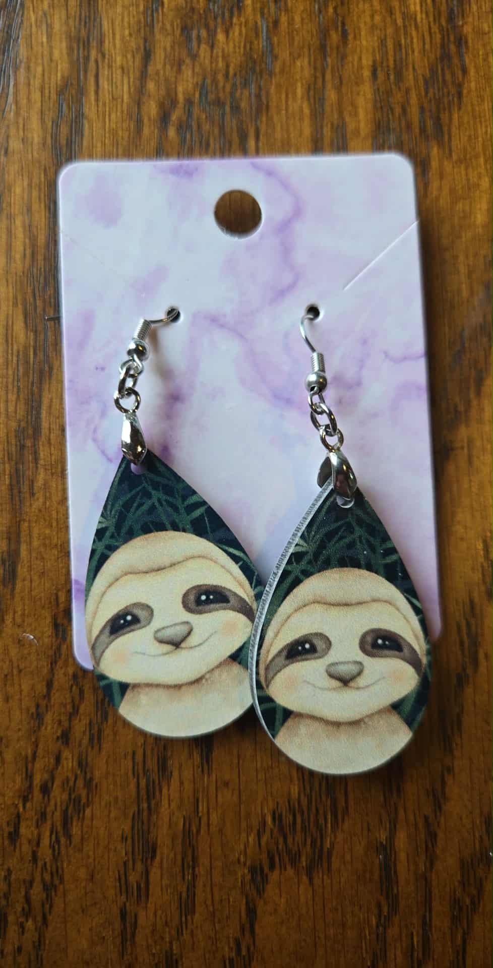 Animal Themed Tear Drop Earrings