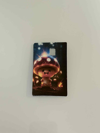 Mushrooms Theme Credit Card Stickers