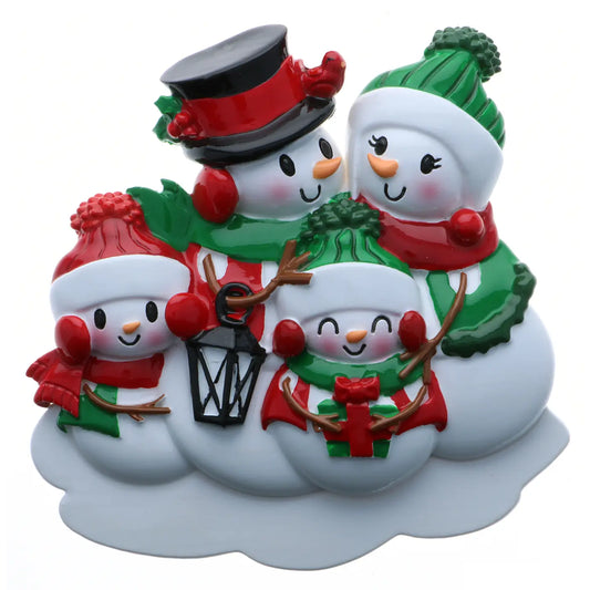 Snowman Family Ornament