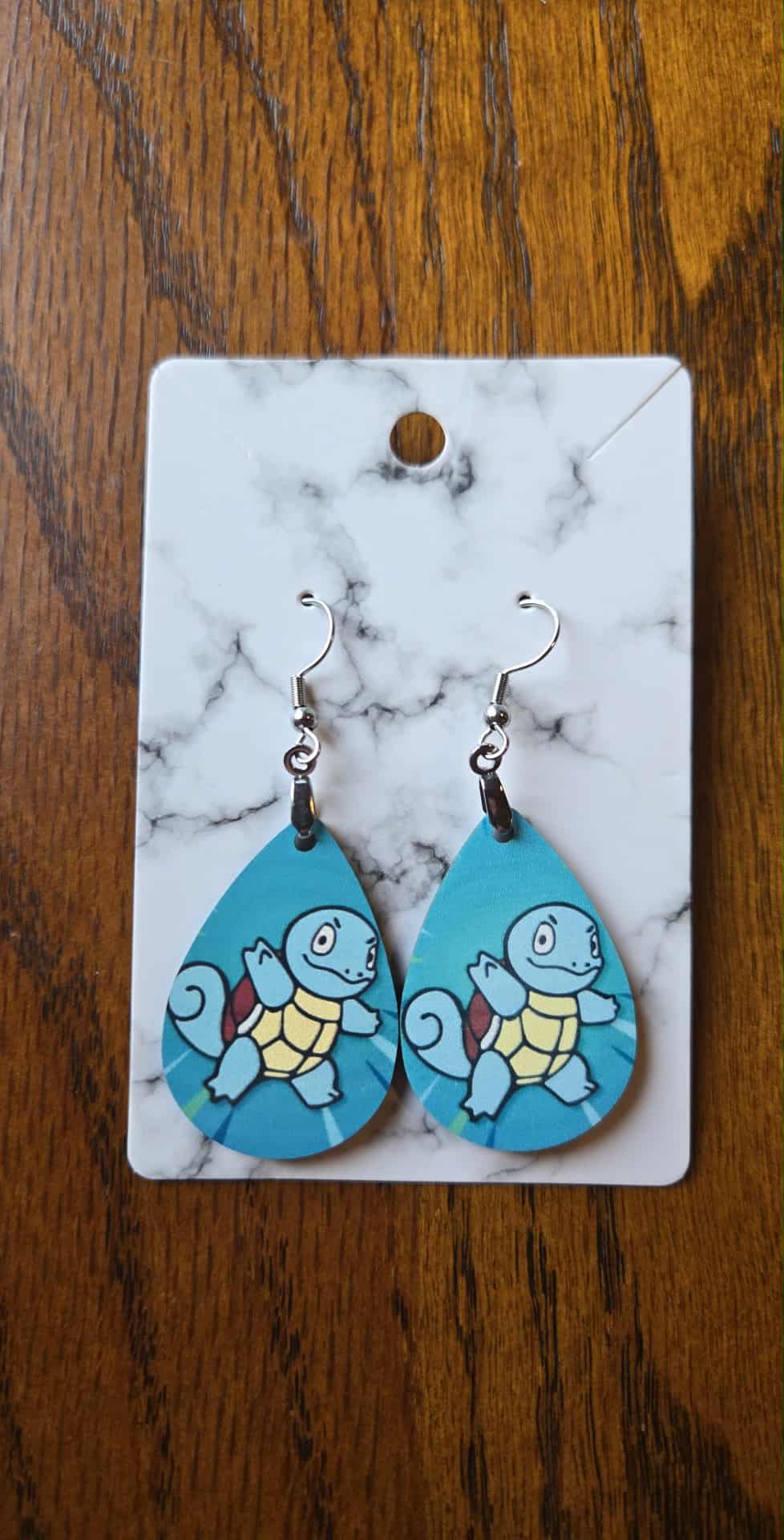 Pokemon Design Tear Drop Earrings