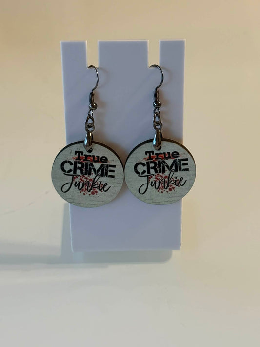 True Crime Junkie Earrings