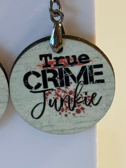 True Crime Junkie Earrings