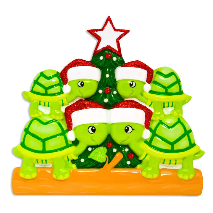 Turtle Family with Tree
