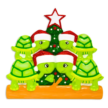 Turtle Family with Tree