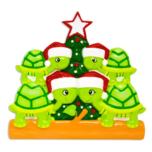 Turtle Family with Tree