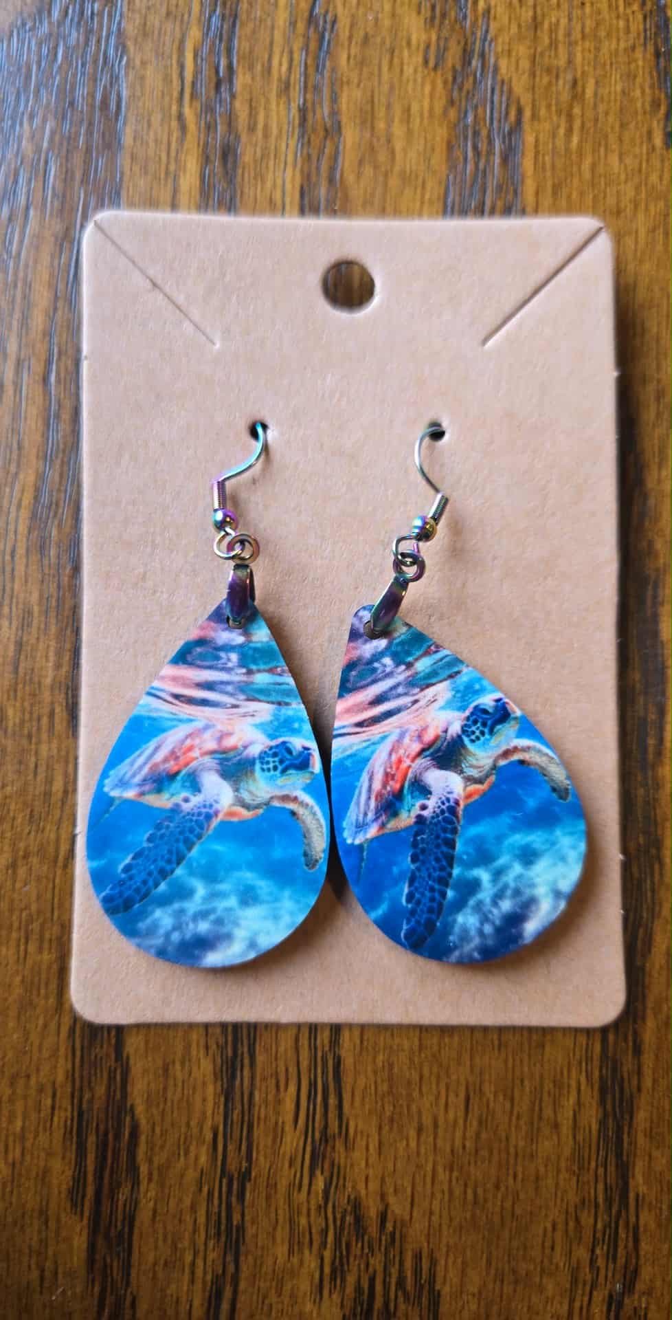 Animal Themed Tear Drop Earrings