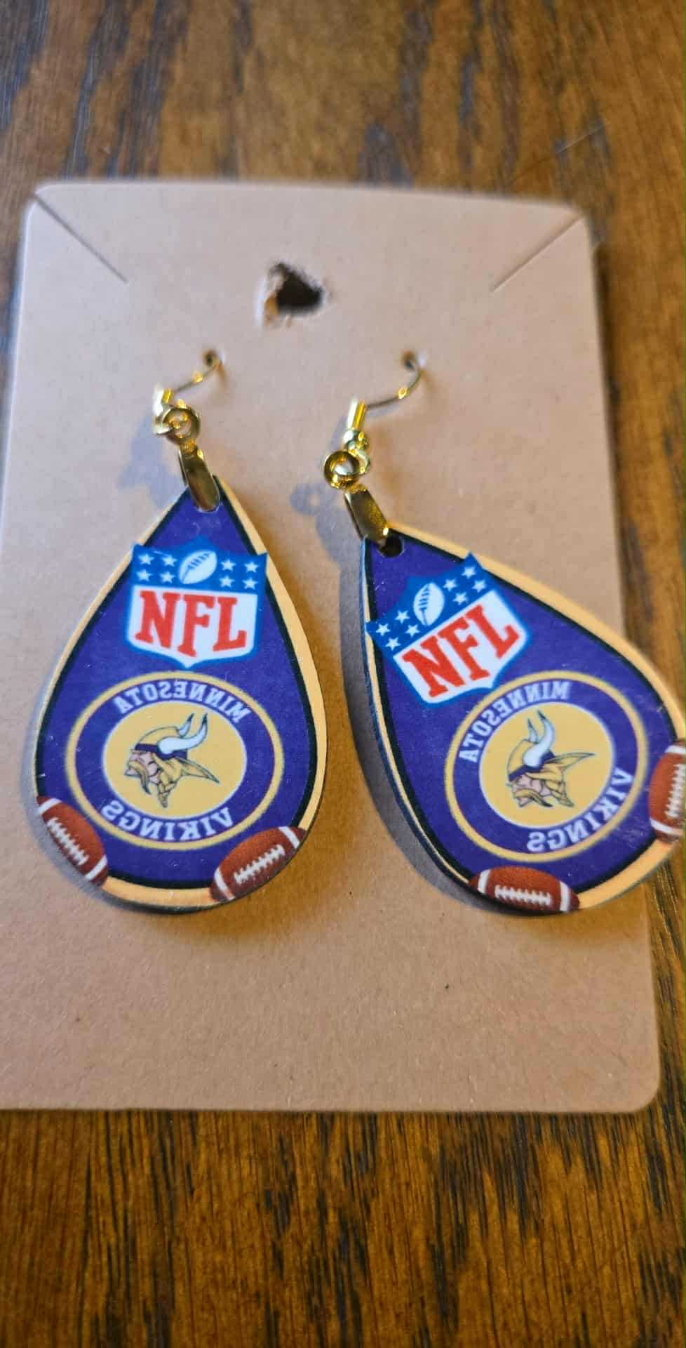 Vikings Minnesota Earrings